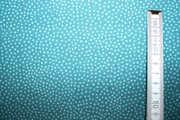 Baumwolle Emilie  unregelmäßige Tupfen mint (10 cm)